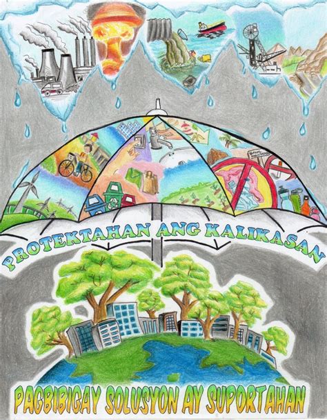 pangangalaga ng kapaligiran drawing